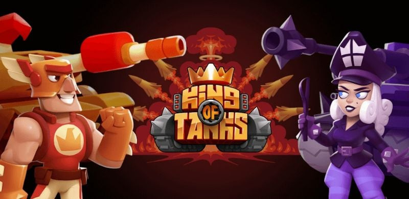 Tanque disparando en King of Tanks MOD APK