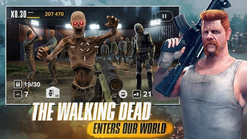 Personajes de The Walking Dead en el juego