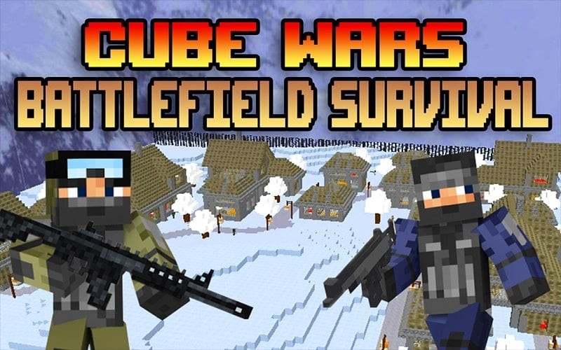 Soldados de cubos en Cube Wars