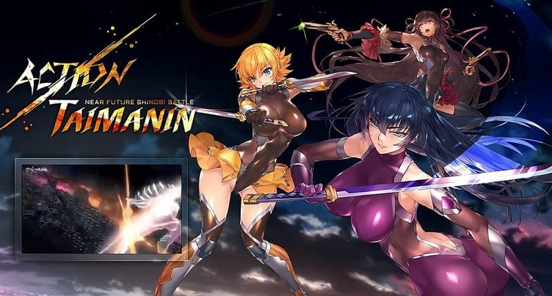 alt: Action Taimanin MOD APK gameplay screenshot