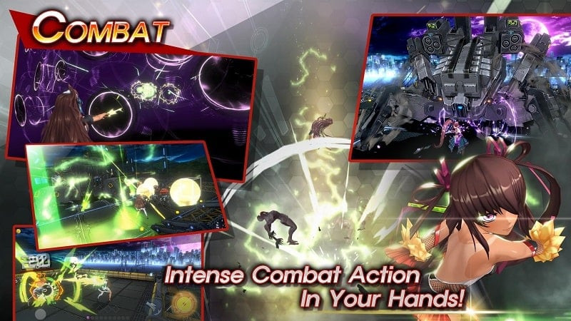 alt: Action Taimanin MOD APK support character screen