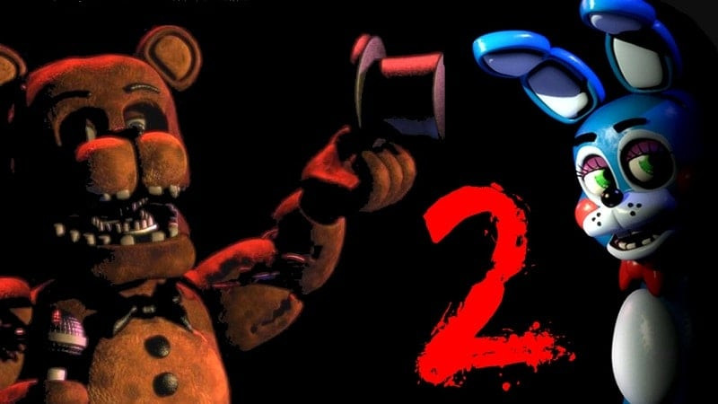 Vista principal del juego Five Nights at Freddy's 2