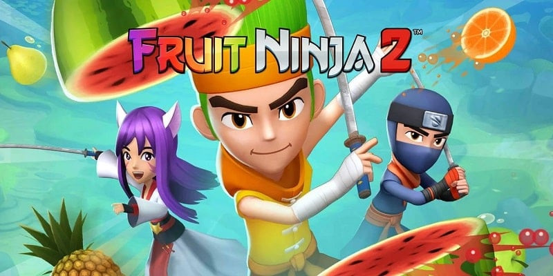 alt: Fruit Ninja 2 Gameplay Screenshot