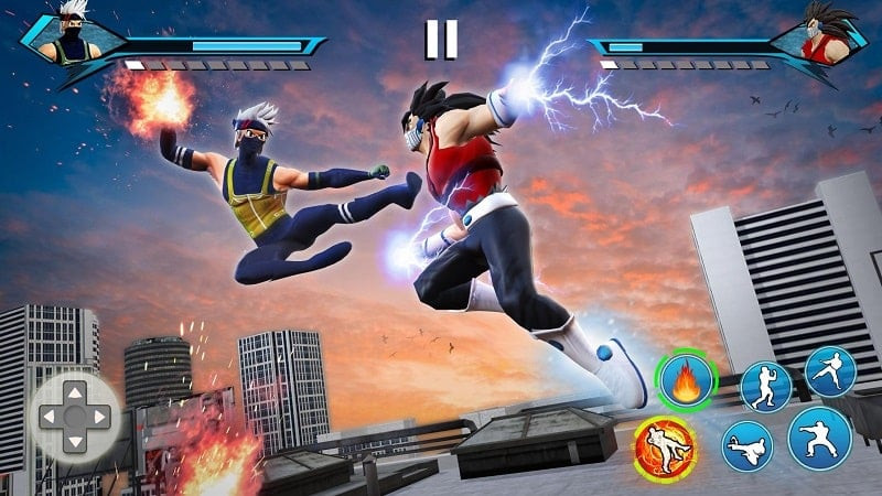 alt: Gameplay screenshot of Karate King Kung Fu Fight Game, highlighting the fighting mechanics and graphics.