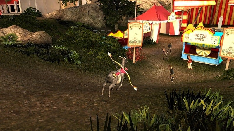 Arsenal de armas disponibles en Goat Simulator GoatZ