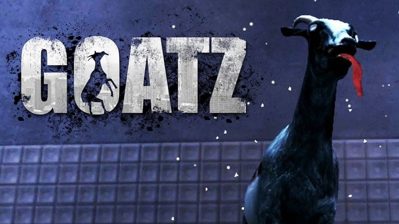 Una cabra en un entorno infestado de zombis en Goat Simulator GoatZ