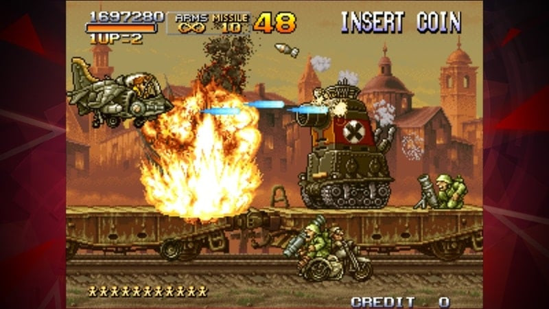 Personagem vitorioso em METAL SLUG X