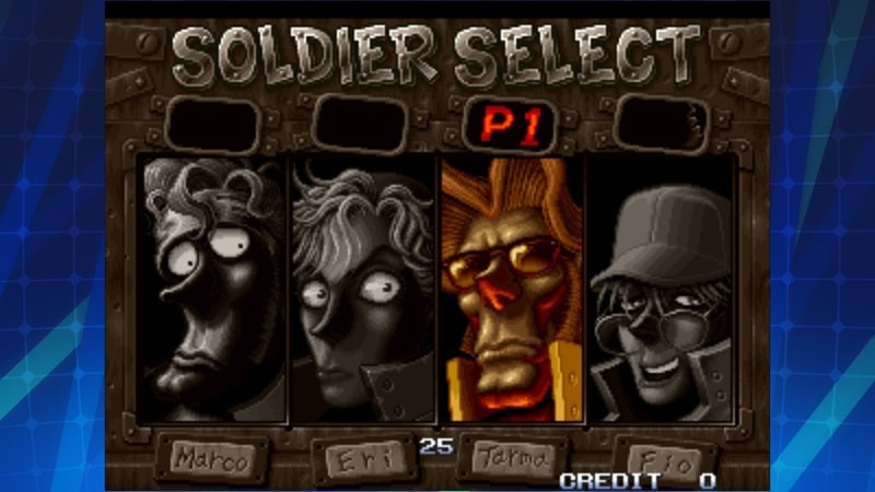 Confronto com um chefe desafiador em METAL SLUG X