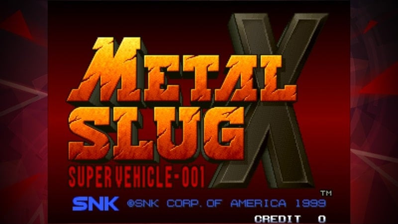 Jogabilidade de METAL SLUG X com o personagem em ação