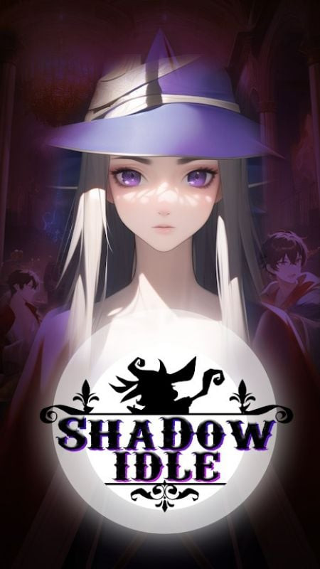 Captura de pantalla de Shadow Idle mostrando el menú de habilidades del juego