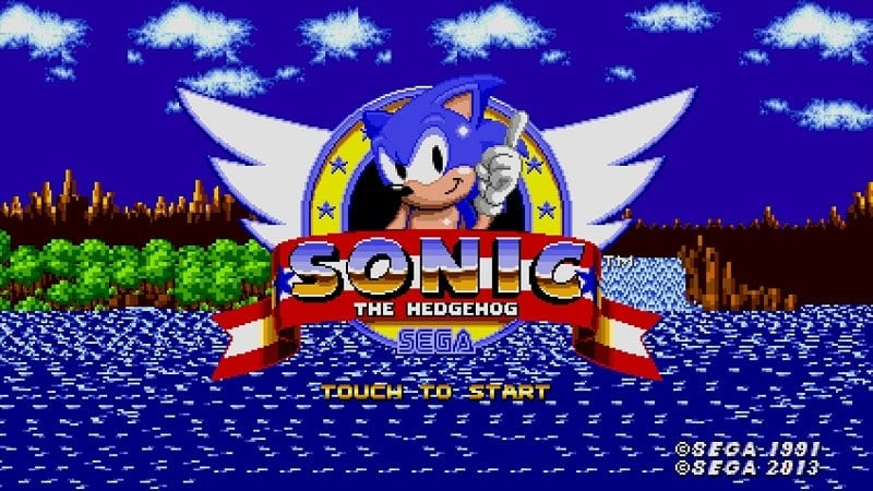 Captura de pantalla del juego Sonic the Hedgehog Classic