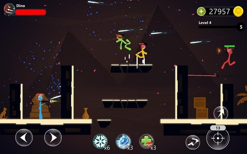 Ação de Jogo em Stickman Fighter Infinity