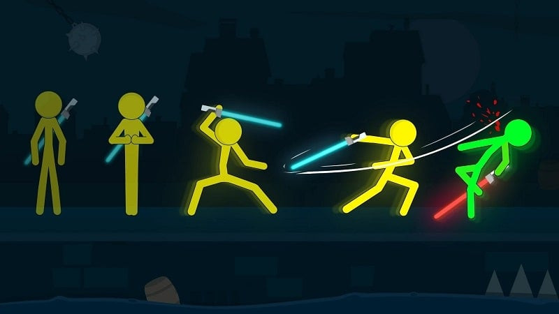 Captura de pantalla de Super Stickman Fighting Battle: Personaje stickman poderoso