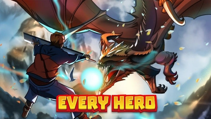 Captura de pantalla de Every Hero mostrando al personaje en acción.