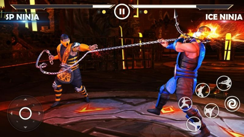 Seleção de personagens diversificadas em Kung Fu Street Fighting Games