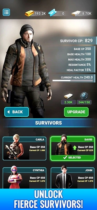 alt text: Last Survivor in-game image showing the character fighting off both zombies and hostile survivors