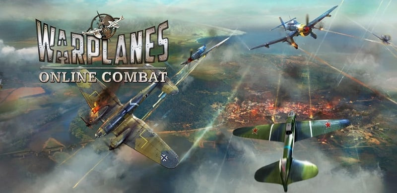 Menú principal de Warplanes: Online Combat