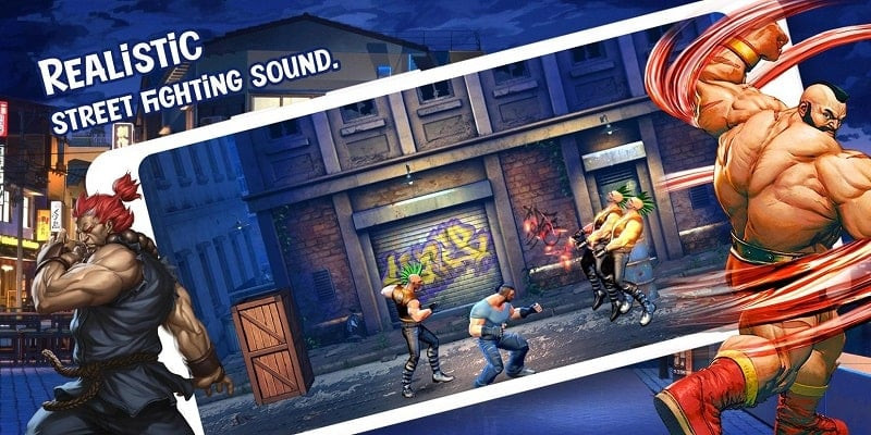 Jugabilidad de Beat Em Up Street Fight Rage en Android