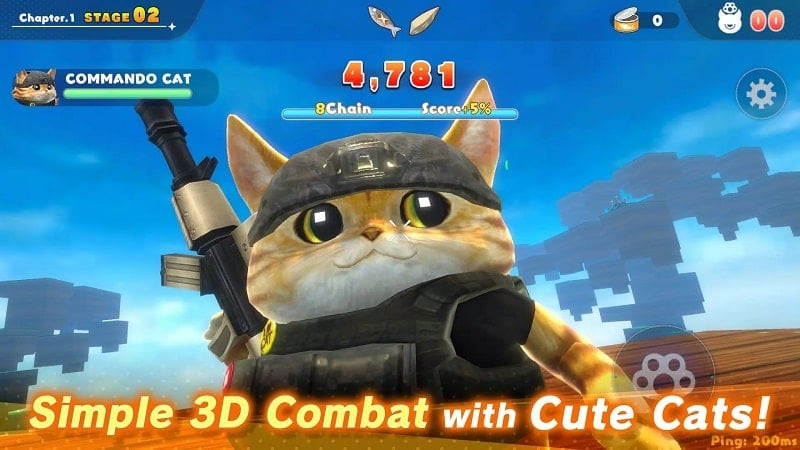 Jogo Cat Commandos MOD APK