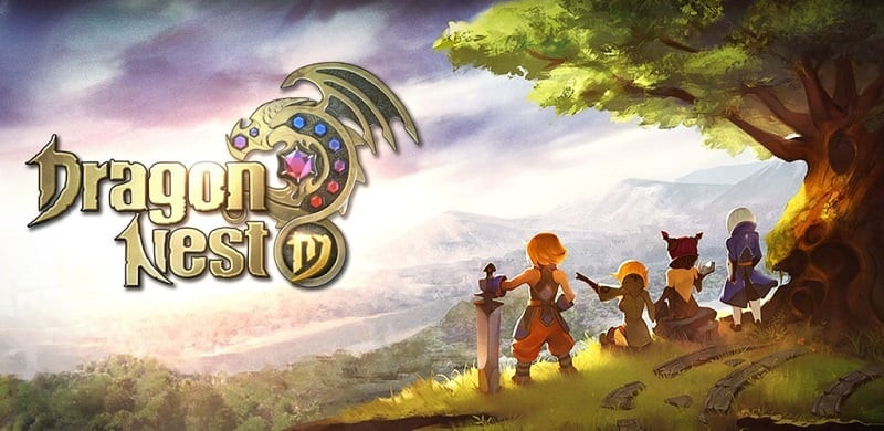 Personagem do jogo Dragon Nest M em ação