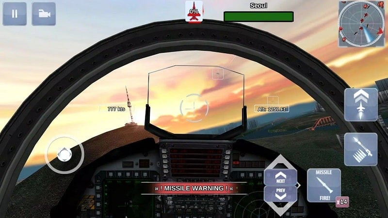 Piloto en FoxOne Special Missions para Android