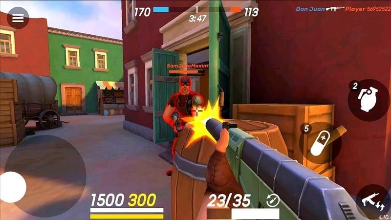 Personaje de Guns of Boom con MOD