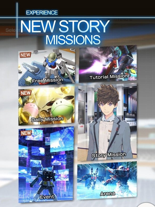 Piezas de Gundam Breaker Mobile