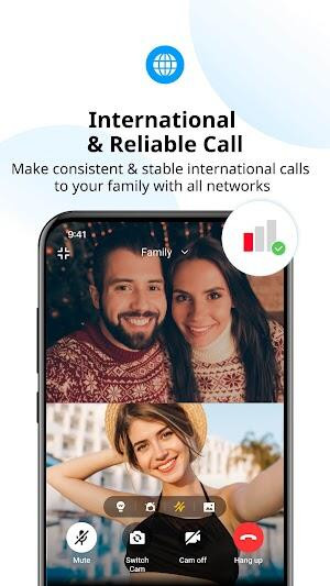 Interfaz de Imo MOD APK