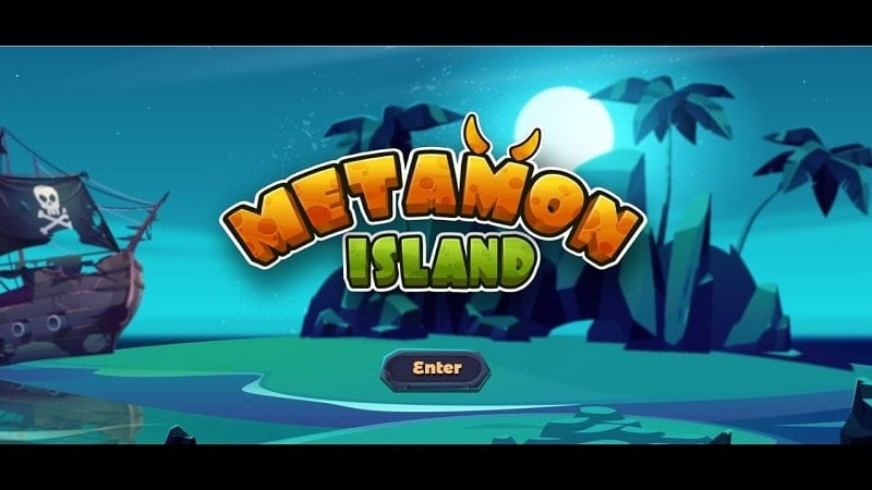 Pantalla de inicio de Metamon Island