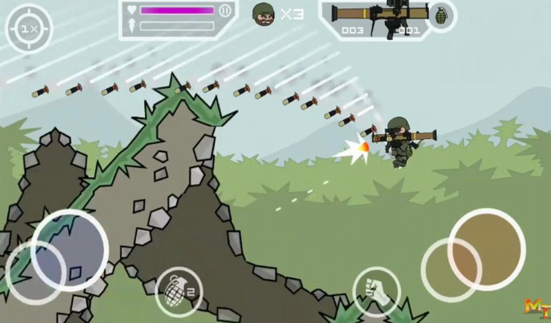 Mini Militia MOD APK con granadas infinitas