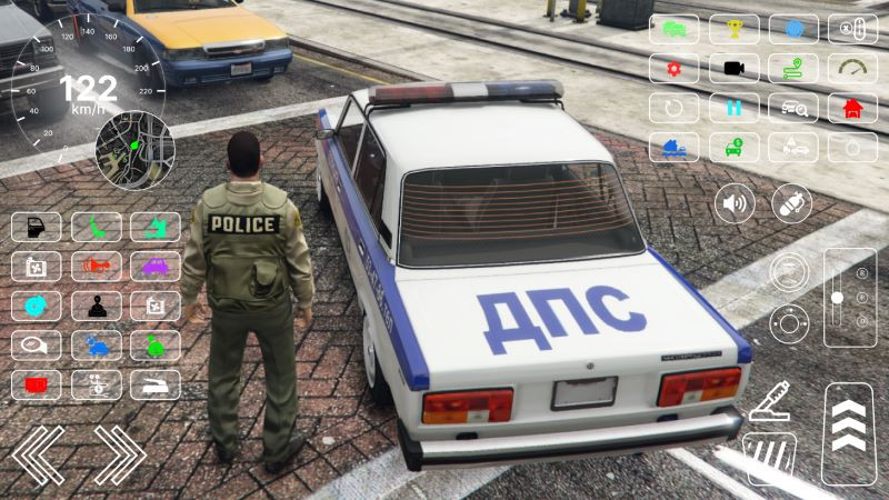 Persecución policial en VAZ 2105 LADA MOD APK