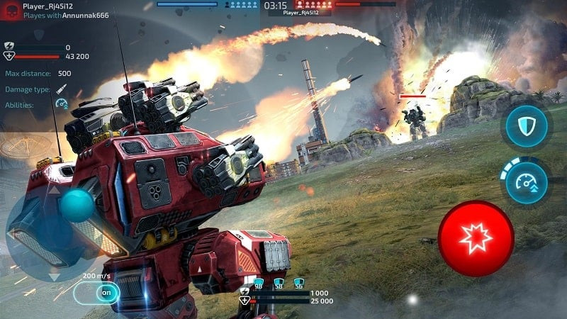 Descarga Robot Warfare MOD APK