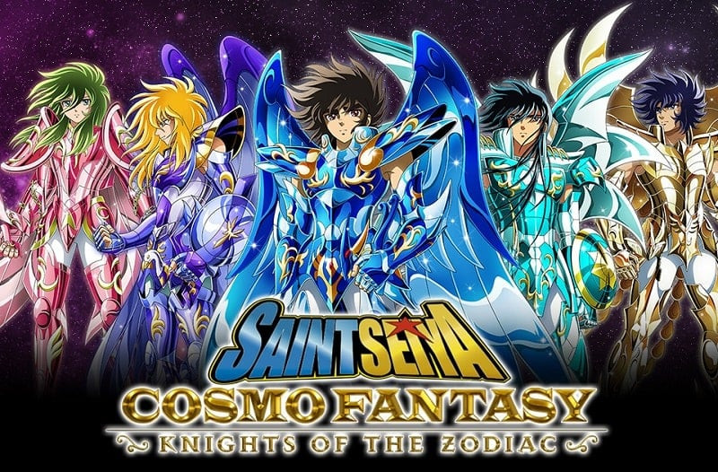 Personagem de Saint Seiya Cosmo Fantasy em modo MOD APK