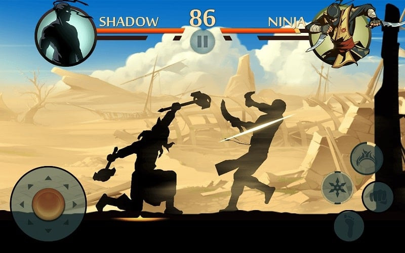 Jugabilidad de Shadow Fight 2 Special Edition