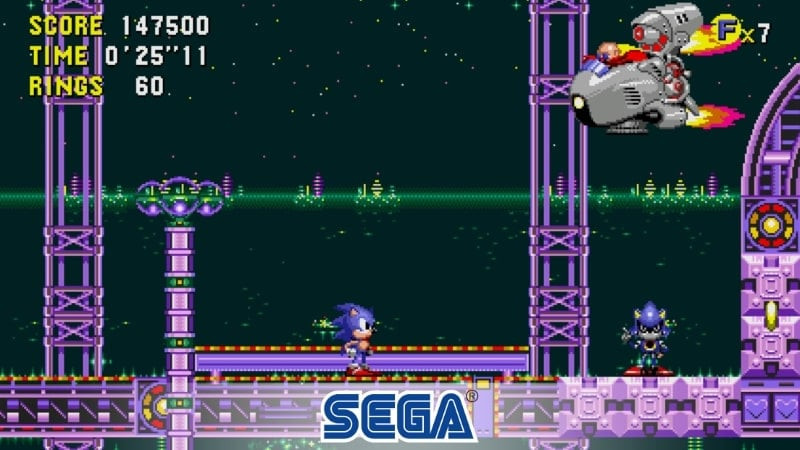 Jugabilidad de Sonic CD Classic MOD APK