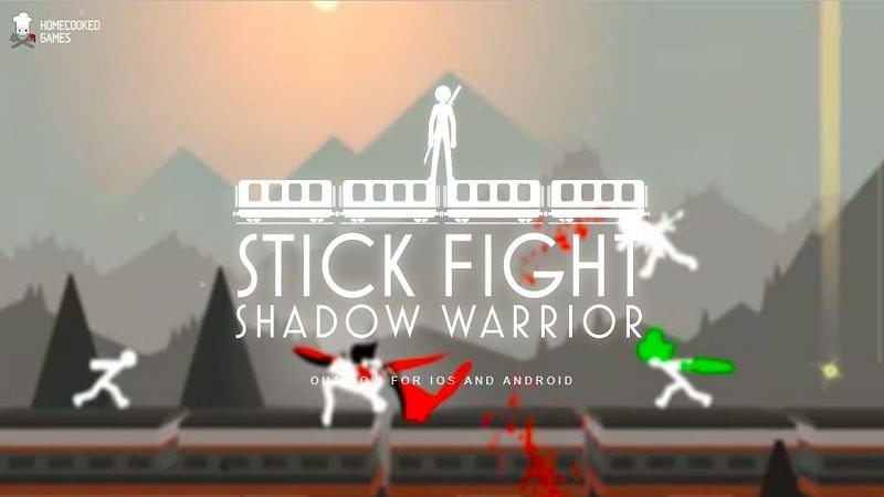 Stick Fight: Shadow Warrior - Pantalla de inicio