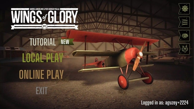 Aeronaves em Wings of Glory