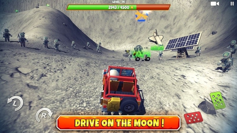 Escena de juego de Zombie Offroad Safari con MOD