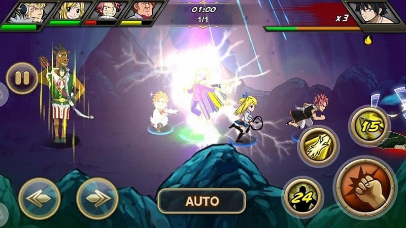 Jugabilidad multijugador en Celestial Spirit Mage MOD APK