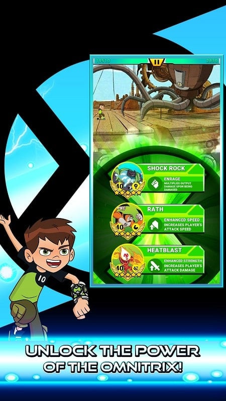 Jugabilidad de Ben 10 Heroes