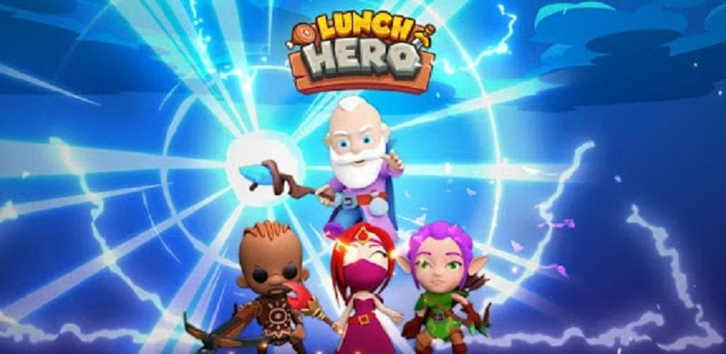 Jogabilidade de Lunch Hero Action RPG