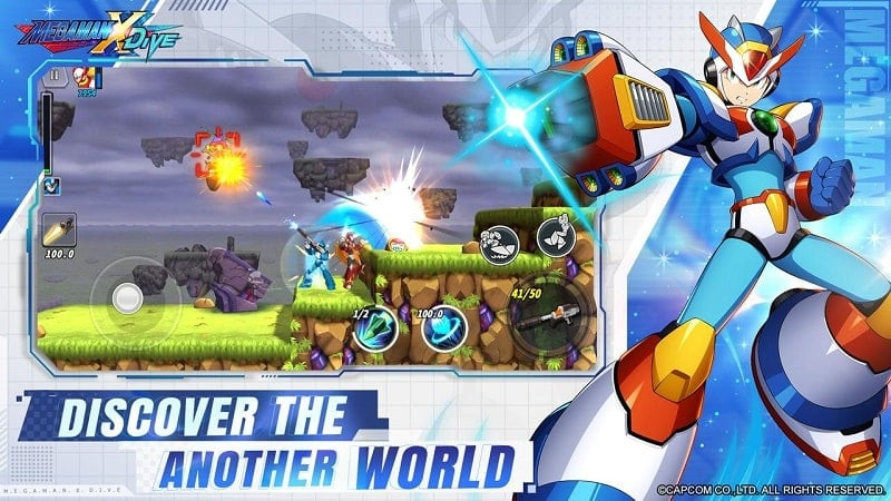 Mega Man X DiVE MOD APK grátis