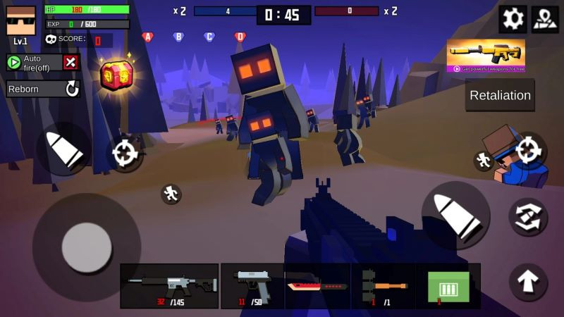 Arsenal de armas em Mobile Battle Field MOD