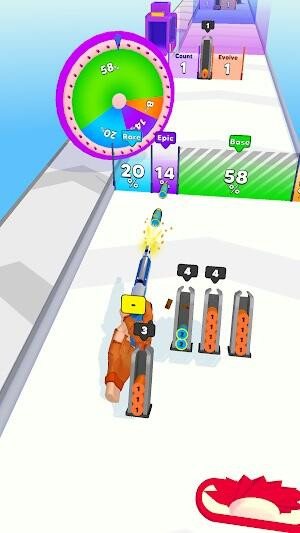 Disparos frenéticos en Rapid Reload MOD APK