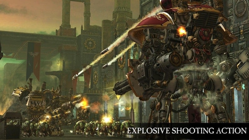 Warhammer 40,000: Freeblade APK en acción