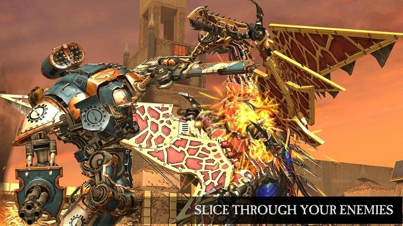 Escena de batalla en Warhammer 40,000: Freeblade