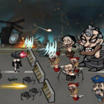 alt: Camera Clash gameplay screenshot showing the main battle interface with various camera-headed characters fighting monsters.