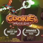 alt: Cookies Must Die gameplay screenshot showing the vibrant graphics and action-packed combat.