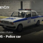 Police patrol: VAZ 2105 LADA