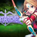 alt text: Night Archer game screenshot showing the archer aiming at a monster.